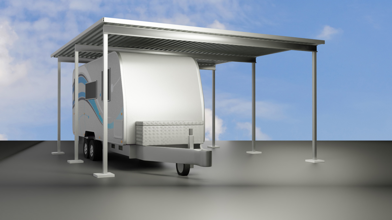 Metal RV Carport Kits In California Large Selection Of Kits