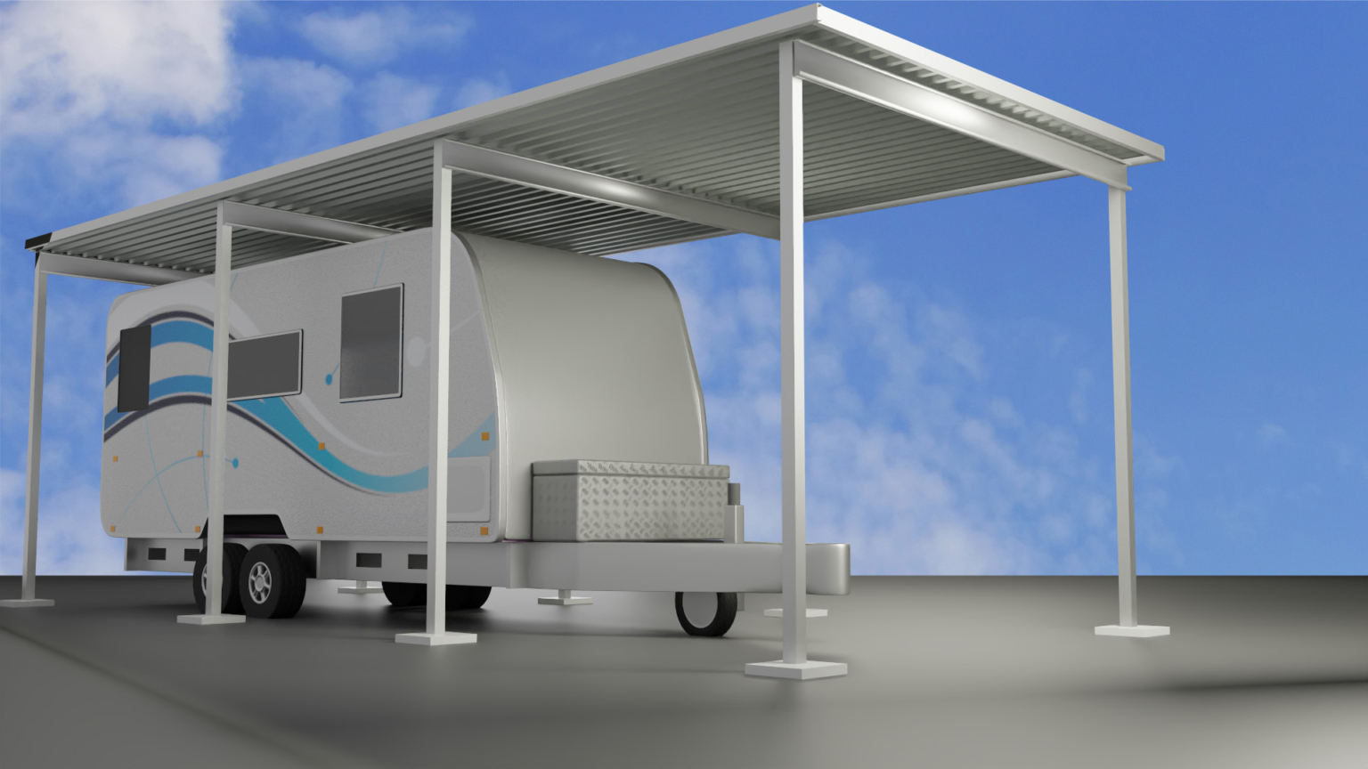 Metal RV Carport Kits In California Large Selection Of Kits