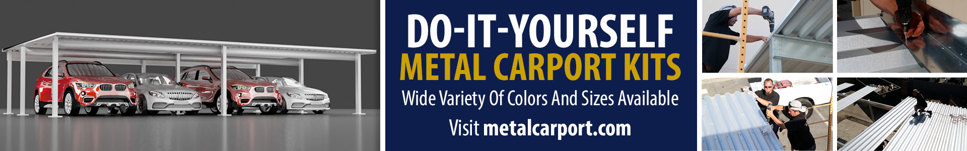 Do-It-Yourself Metal RV Carport Kits Web Banner 02